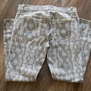 Joe's Jeans Gray Patterned Straight Leg Women's Jeans